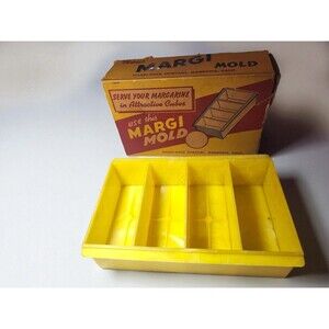 Vintage Margi Mold Margarine Butter Cuber Press New in Box Monrovia CA 1950s
